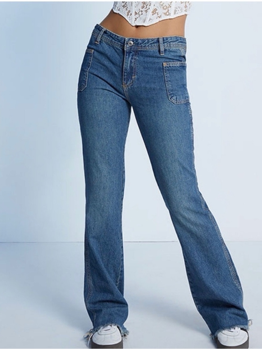 NWT Free People We The Free Izzy Low Rise Flare Jeans Size 26